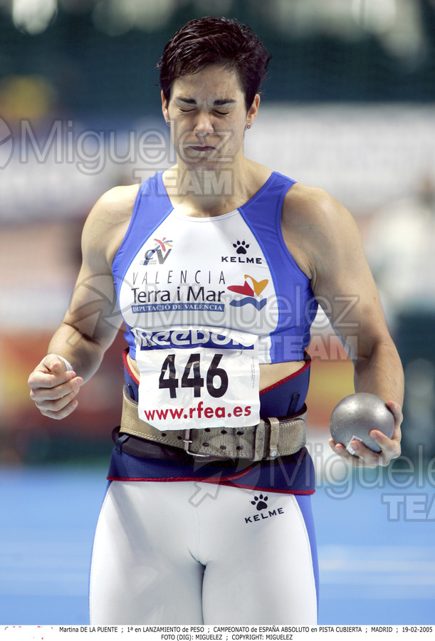 ATLETISMO: XLI Campeonato de España Absoluto Pista Cubierta (MADRID) 2005.