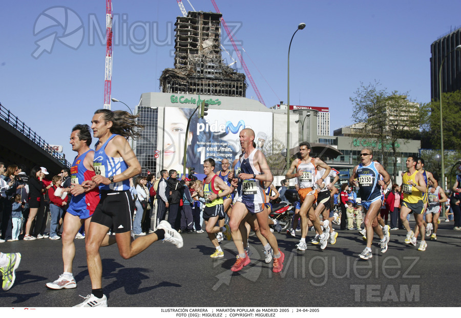 ATLETISMO: XXVIII Maratón Popular de Madrid - MAPOMA 2005.
