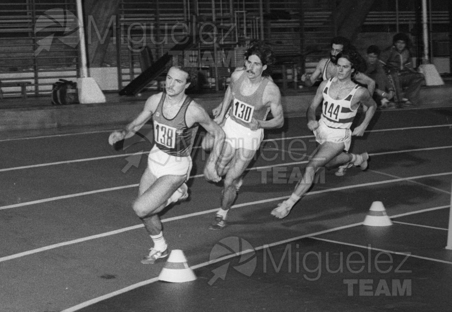 Control atletismo en Pista Cubierta (Oviedo) 1981