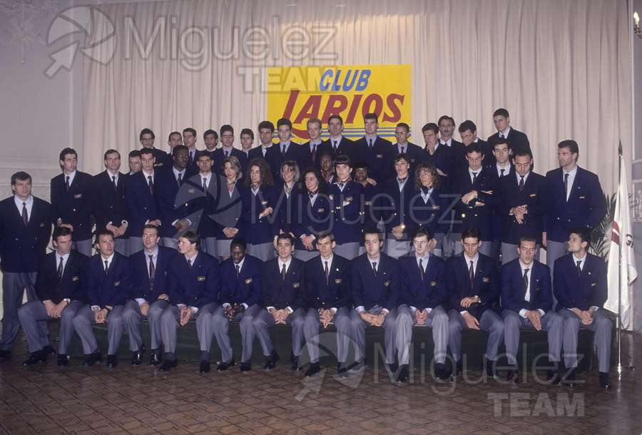 Presentación club Larios (Madrid) 1992.