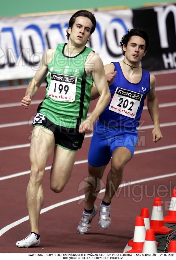 ATLETISMO: Campeonato de España Absoluto en pista cubierta (San Sebastián) 2006.