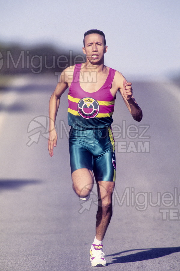 ATLETISMO: Reportaje gráfico al atleta Said Aouita (MAR) Madrid 1992.