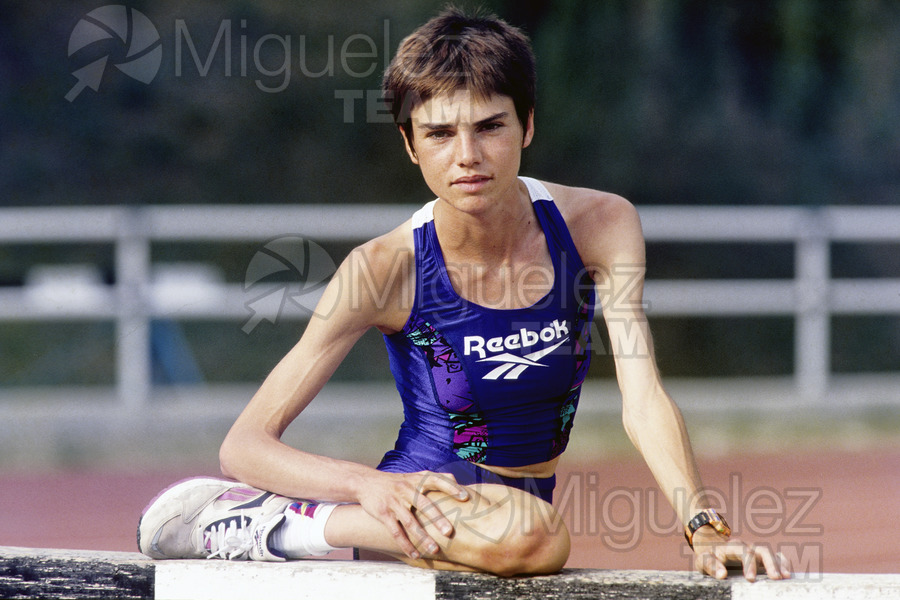 Fotos a la atleta Monica PONT (Madrid) 1994.