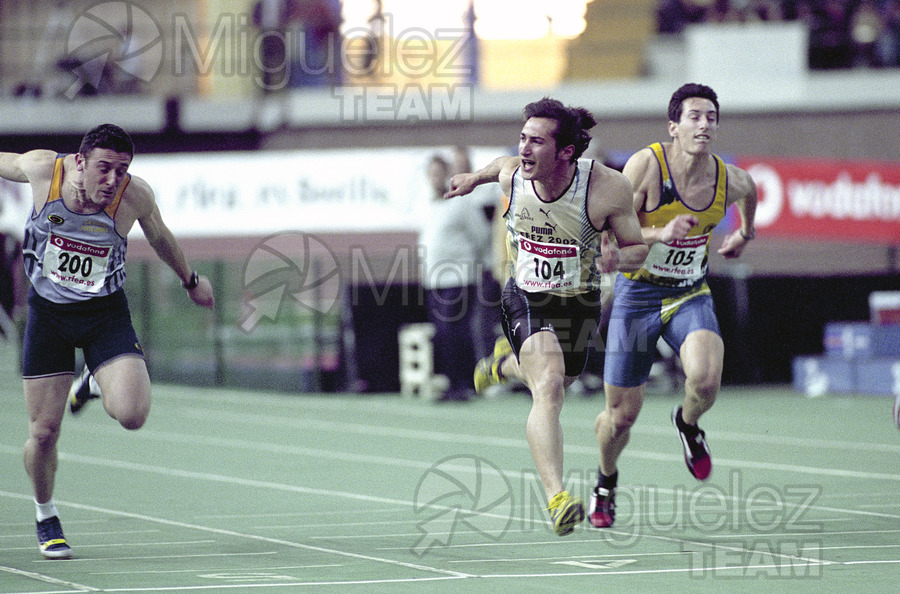Campeonato de España en Pista Cubierta (Sevilla) 2002.