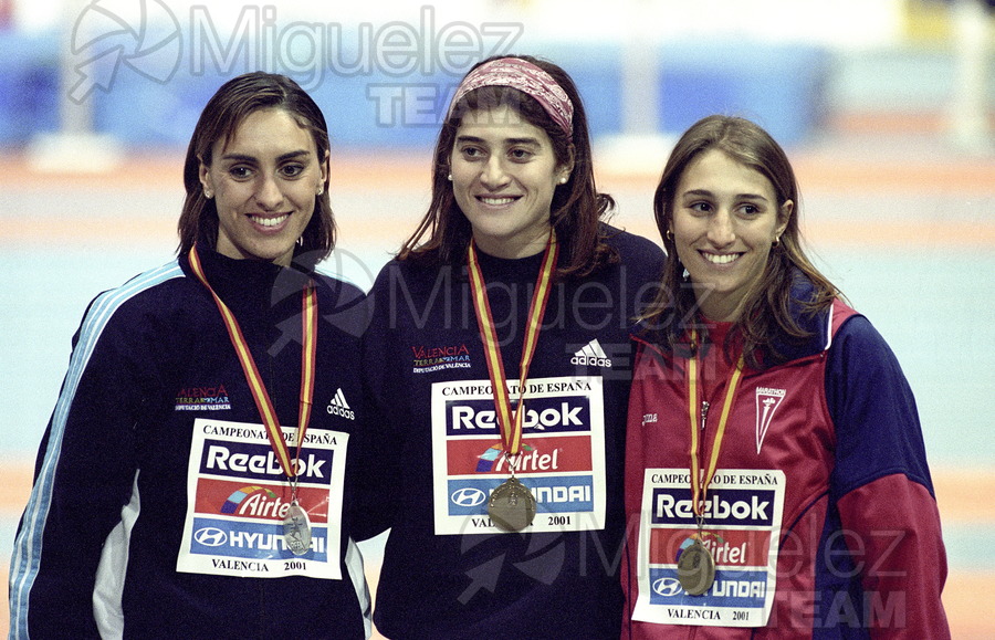 Campeonato de España en Pista Cubierta (Valencia) 2001.