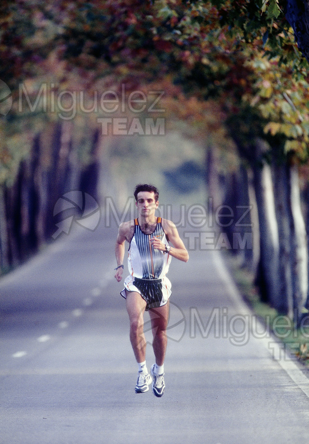 Fotos al atleta Fabian RONCERO (Madrid) 1997.