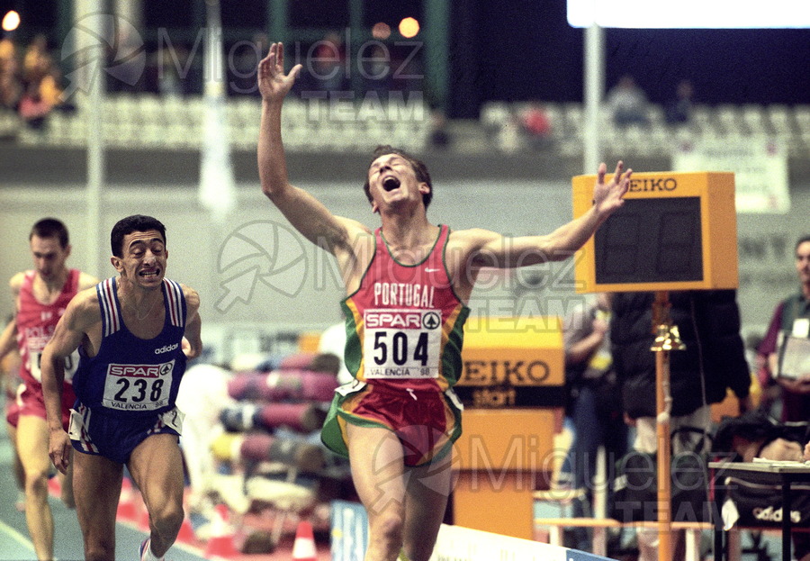 Campeonato de Europa en Pista Cubierta (Valencia) 1998.