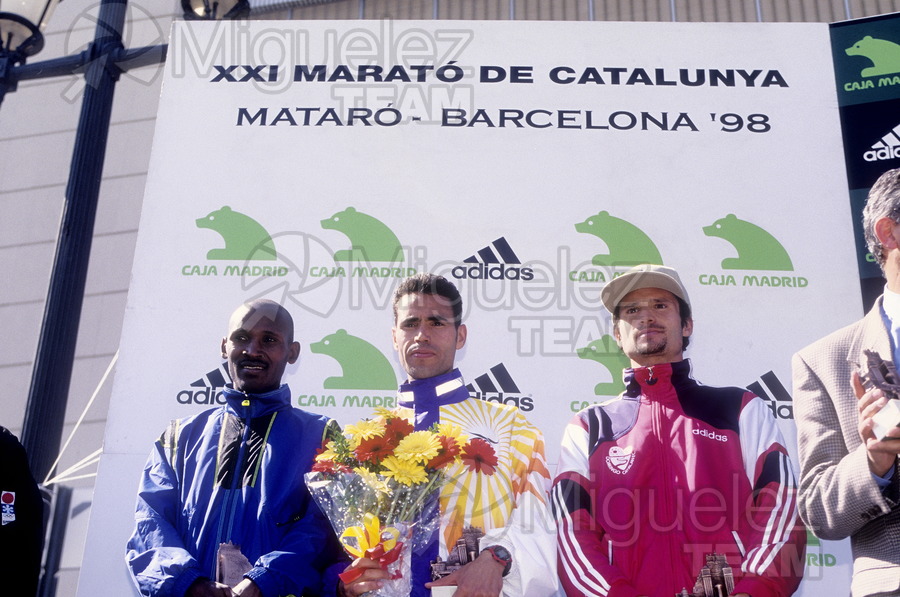 Maratón de Cataluña (Barcelona) 1998.