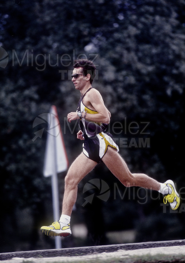 Fotos al atleta Fabian RONCERO (Madrid) 1997.