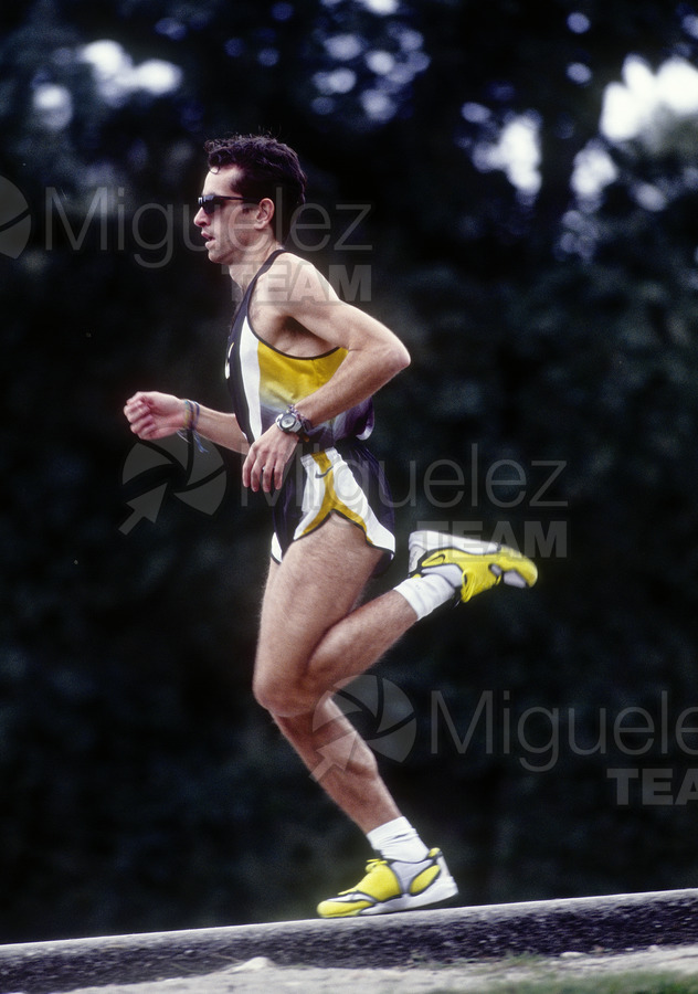 Fotos al atleta Fabian RONCERO (Madrid) 1997.