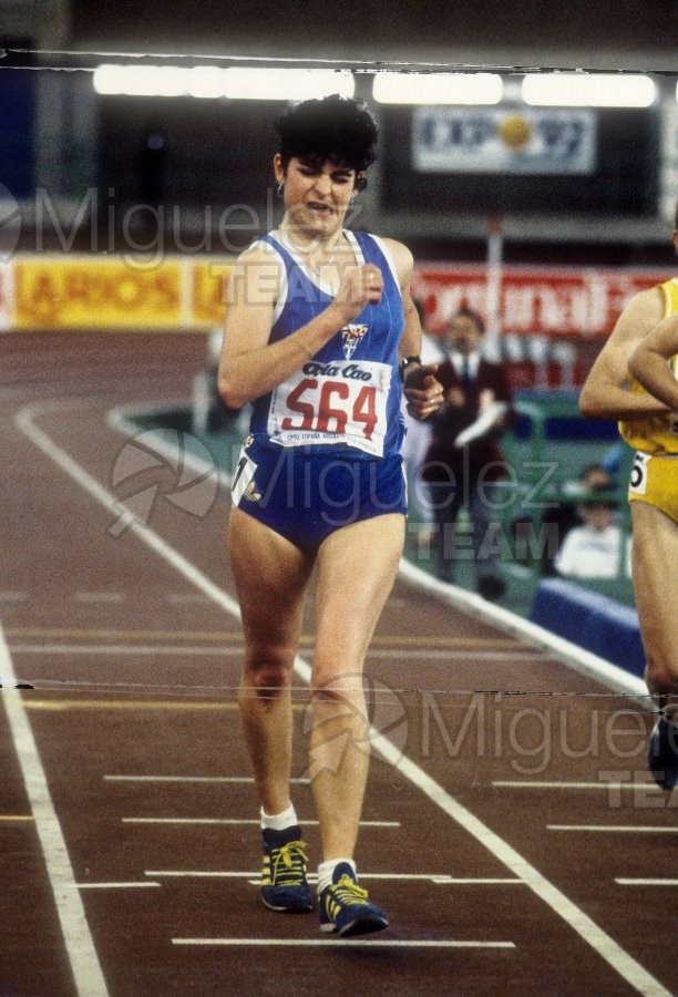 Campeonato de España en Pista Cubierta (Sevilla) 1989.