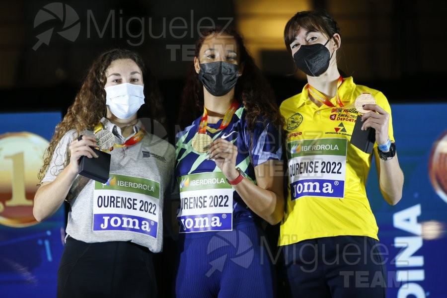 Campeonato de España Absoluto en Pista Cubierta (Orense) 2022.