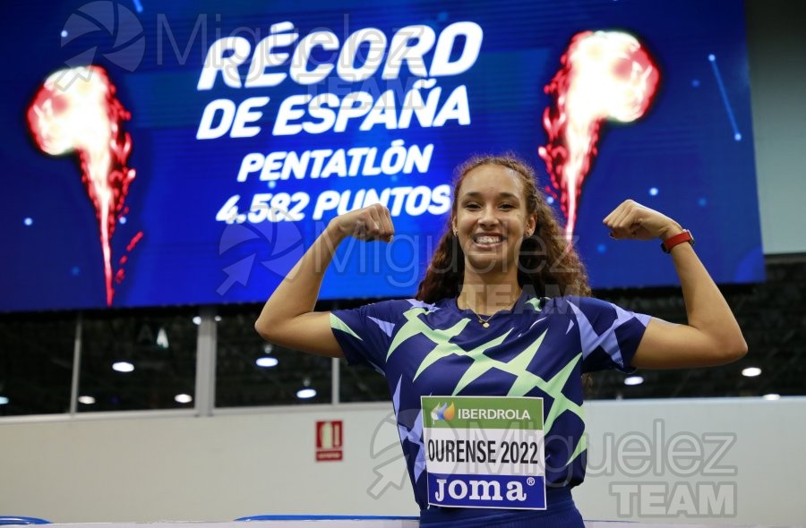 Campeonato de España Absoluto en Pista Cubierta (Orense) 2022.
