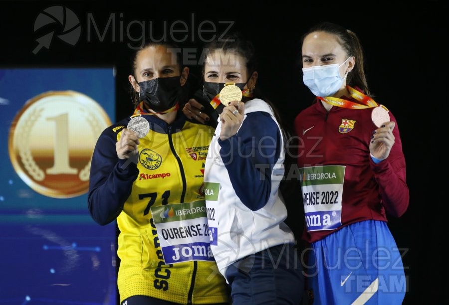 Campeonato de España Absoluto en Pista Cubierta (Orense) 2022.