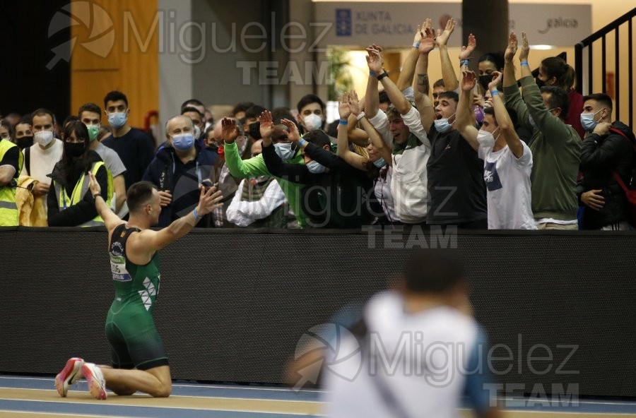 Campeonato de España Absoluto en Pista Cubierta (Orense) 2022.