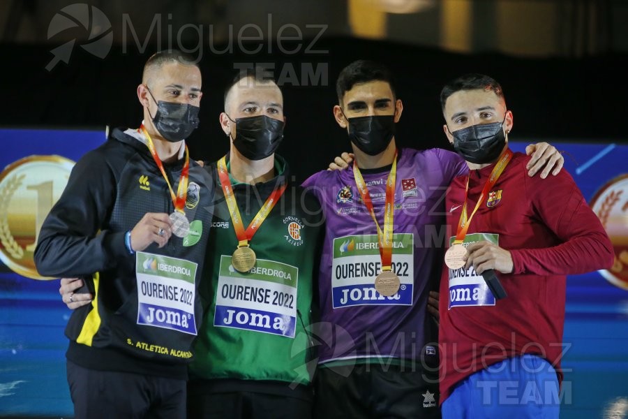 Campeonato de España Absoluto en Pista Cubierta (Orense) 2022.