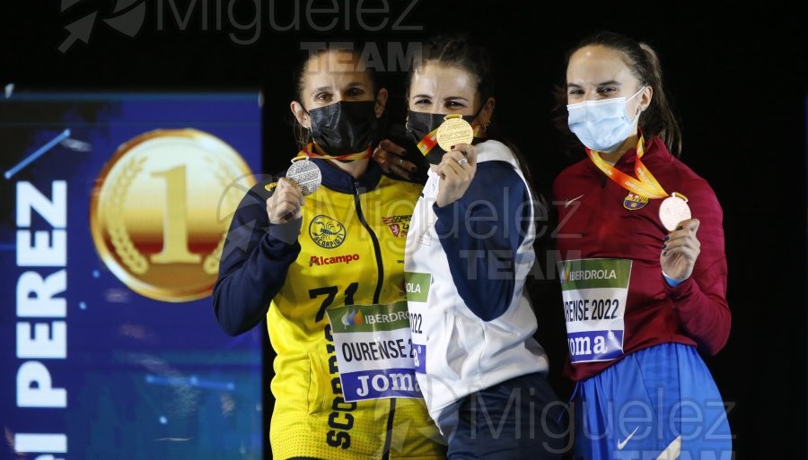 Campeonato de España Absoluto en Pista Cubierta (Orense) 2022.