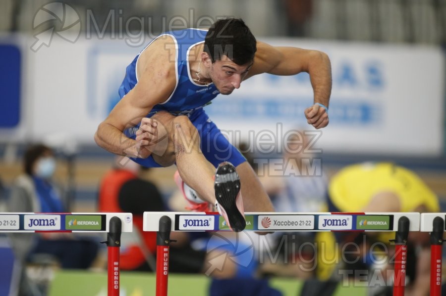 Campeonato de España Absoluto en Pista Cubierta (Orense) 2022.