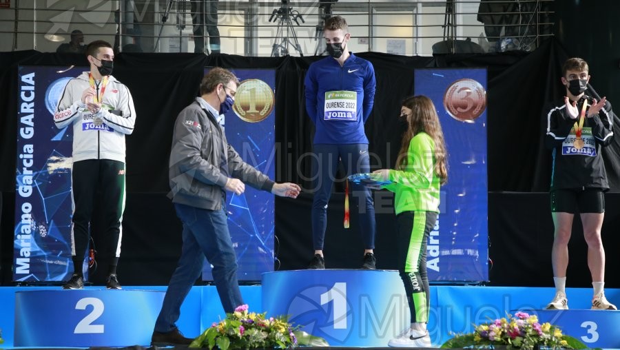 Campeonato de España Absoluto en Pista Cubierta (Orense) 2022.