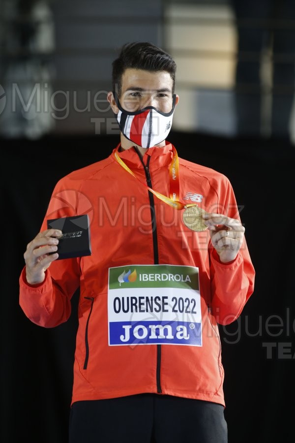 Campeonato de España Absoluto en Pista Cubierta (Orense) 2022.