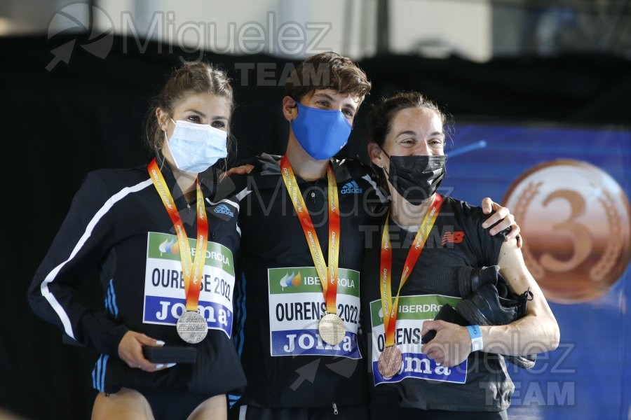 Campeonato de España Absoluto en Pista Cubierta (Orense) 2022.