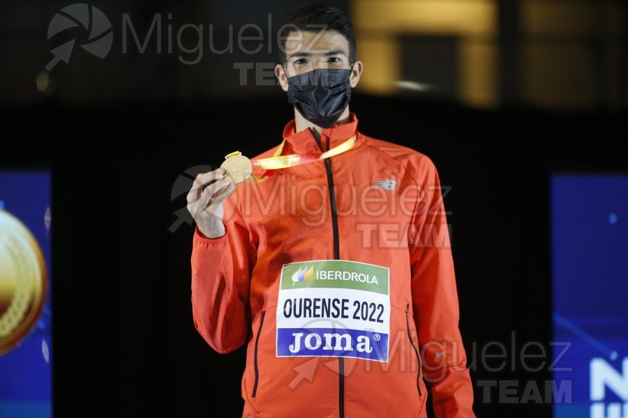 Campeonato de España Absoluto en Pista Cubierta (Orense) 2022.