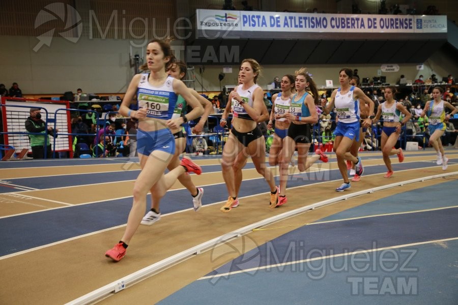 Campeonato de España Absoluto en Pista Cubierta (Orense) 2022.