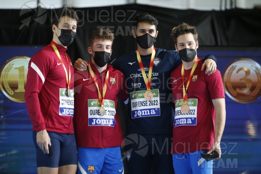 Campeonato de España Absoluto en Pista Cubierta (Orense) 2022.