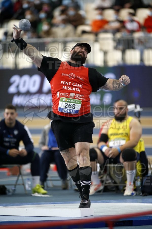 Campeonato de España Absoluto en Pista Cubierta (Orense) 2022.