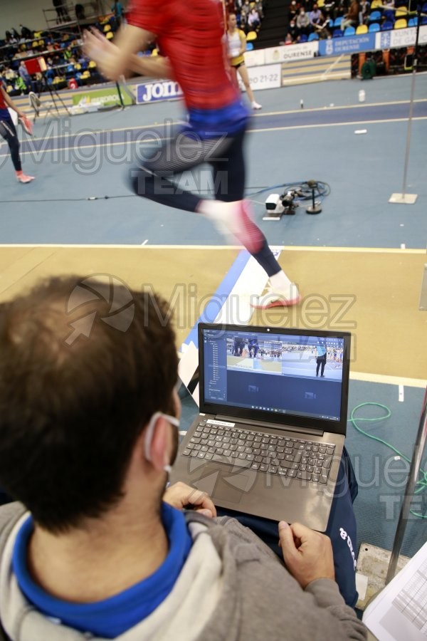 Campeonato de España Absoluto en Pista Cubierta (Orense) 2022.