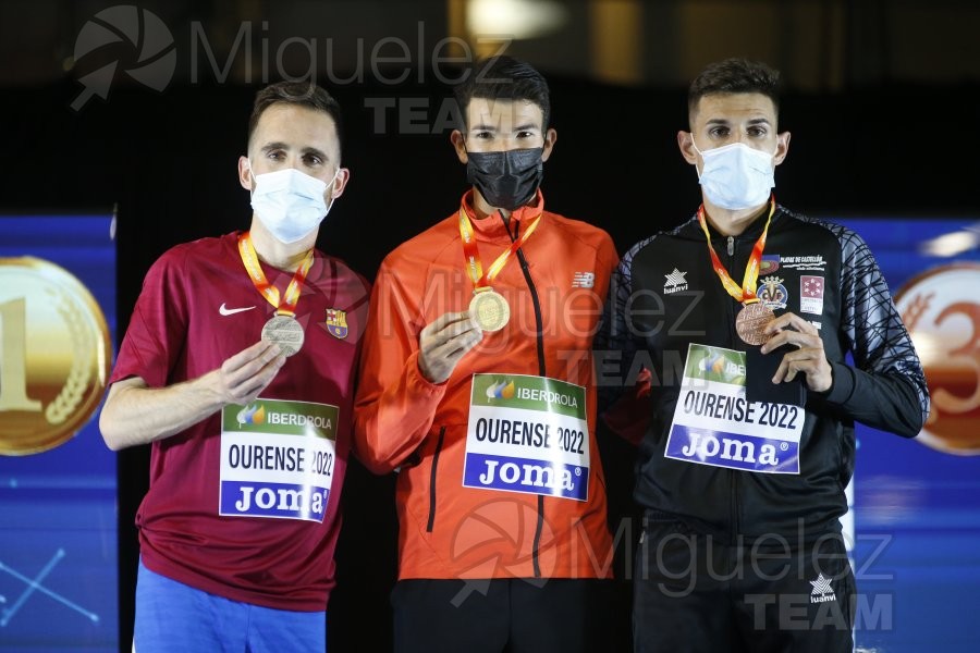 Campeonato de España Absoluto en Pista Cubierta (Orense) 2022.