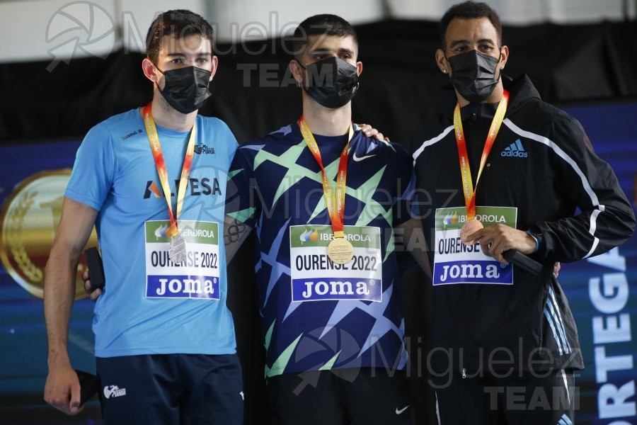 Campeonato de España Absoluto en Pista Cubierta (Orense) 2022.