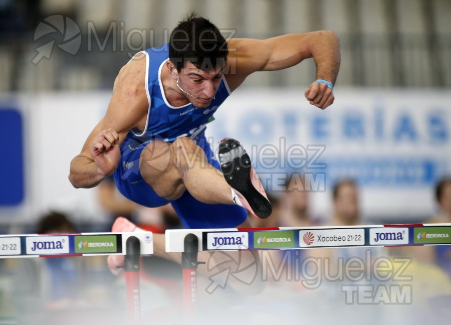 Campeonato de España Absoluto en Pista Cubierta (Orense) 2022.