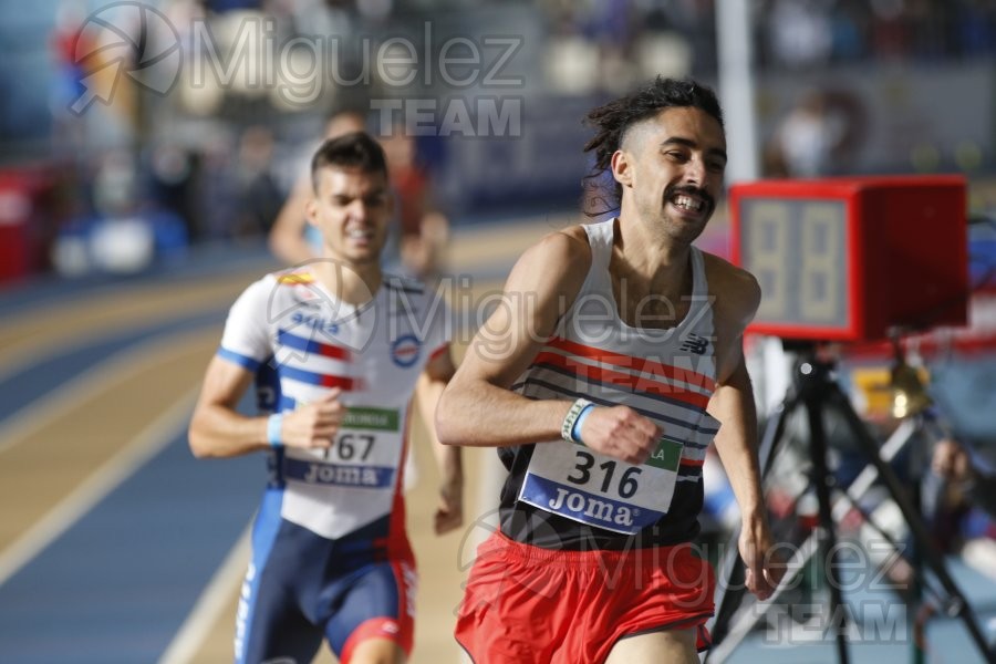 Campeonato de España Absoluto en Pista Cubierta (Orense) 2022.
