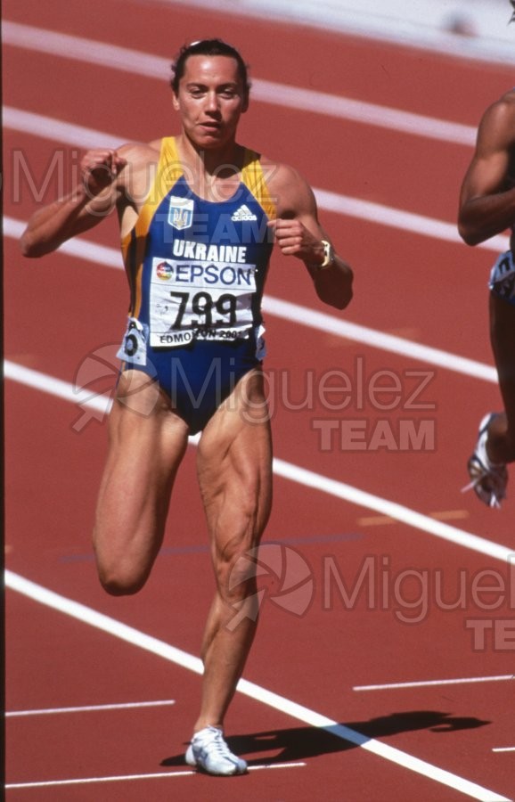 VIII Campeonato del Mundo de Atletismo en Edmonton (Canadá) 2001.