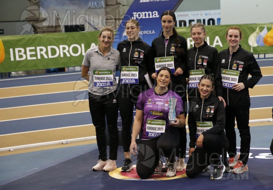 Campeonato de España de Clubes Copa Iberdrola Mujeres en Pista Cubierta (Orense) 2023.