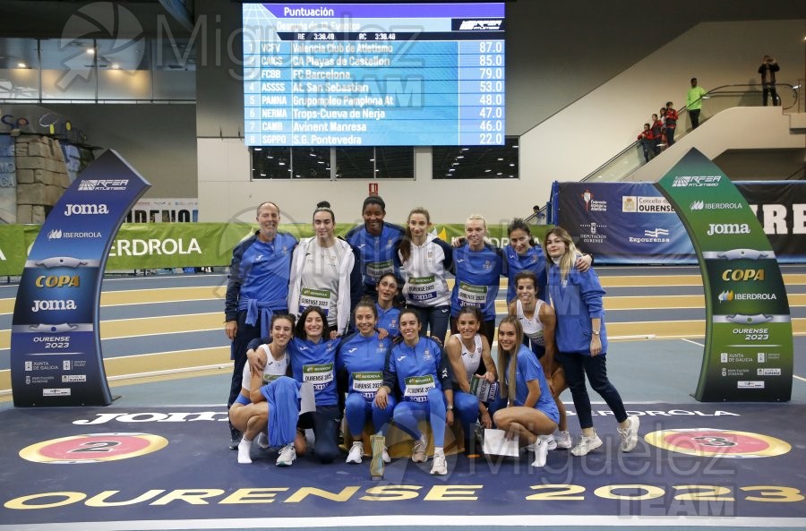 Campeonato de España de Clubes Copa Iberdrola Mujeres en Pista Cubierta (Orense) 2023.