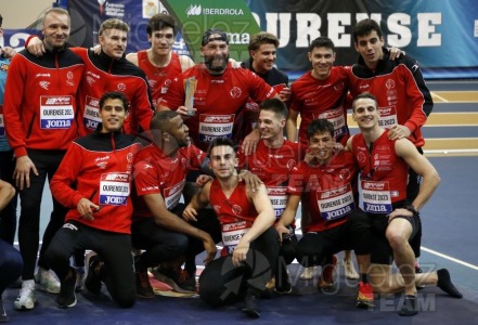Campeonato de España de Clubes Copa Joma hombres en Pista Cubierta (Orense) 2023.