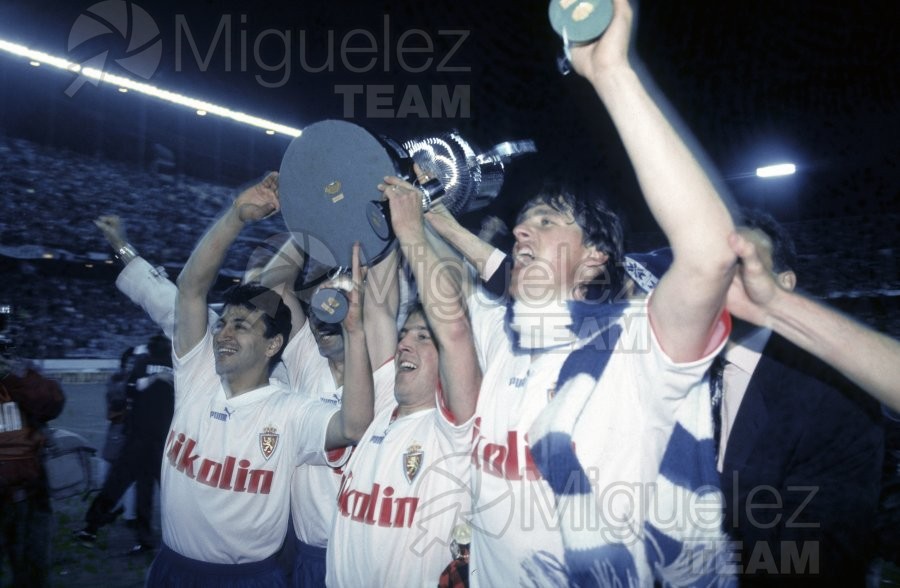 Final de la Copa del Rey entre los equipos REAL ZARAGOZA-CELTA DE VIGO, Madrid 1994