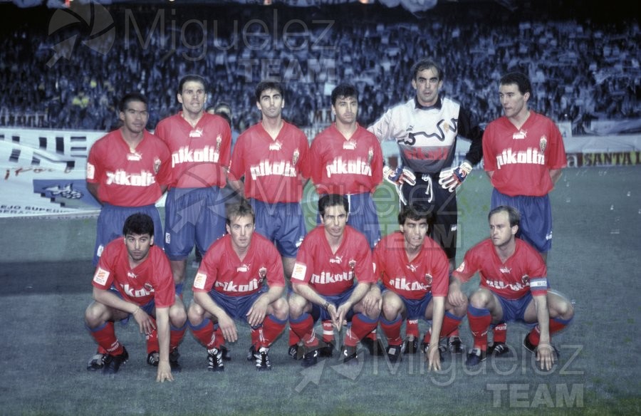 Final de la Copa del Rey entre los equipos REAL ZARAGOZA-CELTA DE VIGO, Madrid 1994
