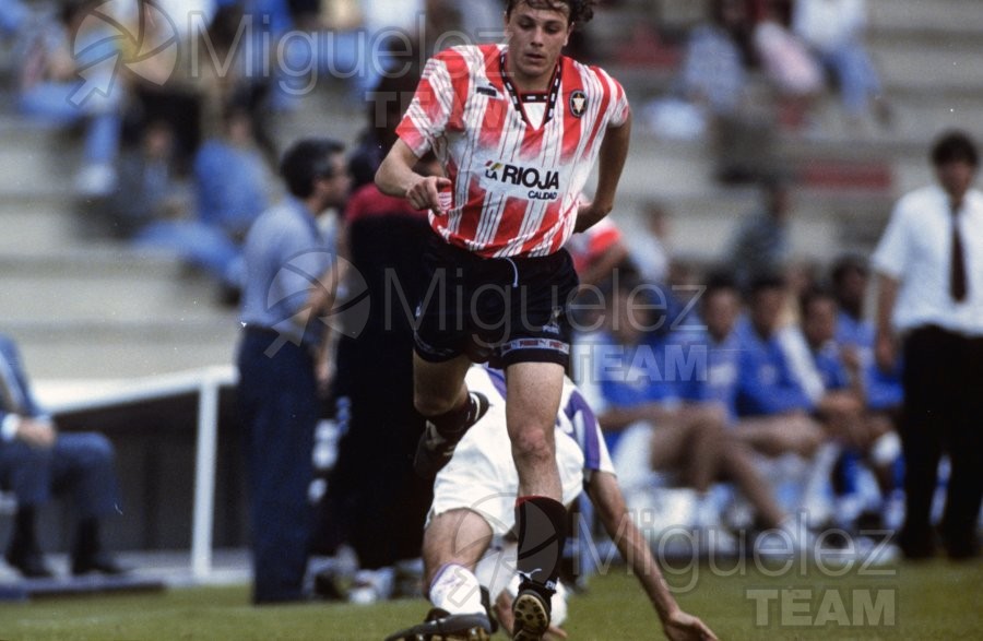 Encuentro de Liga 1ª División entre VALLADOLID-LOGROÑES en el estadio Nuevo Zorrilla de Valladolid. 1995