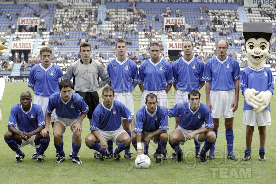 Partido amistoso entre OVIEDO-ATHLETIC DE BILBAO en el estadio Municipal Carlos Tartiere (Oviedo). 1999