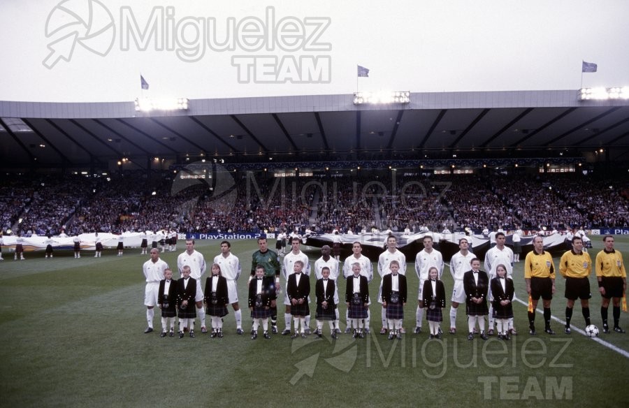 FINAL LIGA DE CAMPEONES (CHAMPIONS LEAGUE) entre REAL MADRID-BAYER LEVERKUSEN, Glasgow (Escocia) 2002.