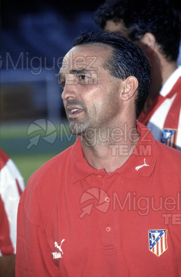 Presentación del Atlético de Madrid. Temporada 93-94 en el Estadio Vicente Calderón (Madrid). 1993