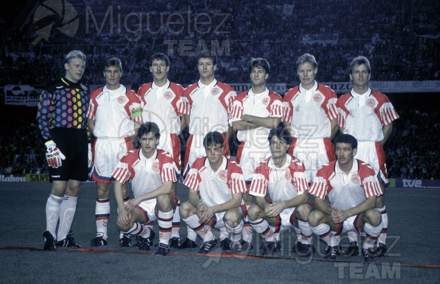 Partido Internacional de Clasificación para el Mundíal de USA-94 entre ESPAÑA-DINAMARCA (Sevilla) 1993