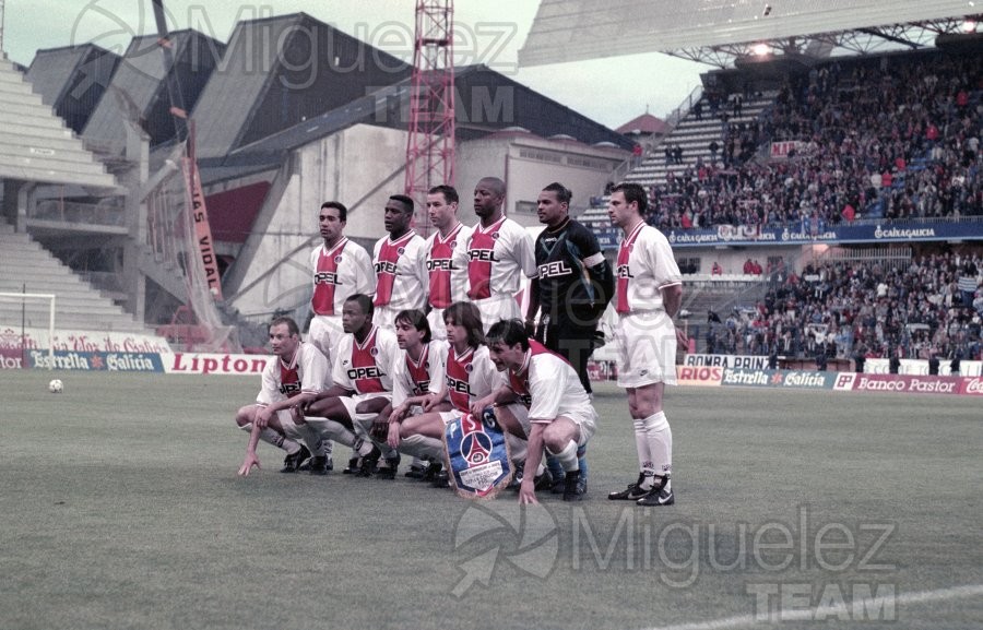 Partido de Recopa de la UEFA entre DEPORTIVO DE LA CORUÑA-PARÍS SANT GERMAIN (FRA) (La Coruña) 1996