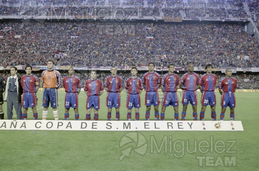 Final de la COPA DEL REY entre BARCELONA-MALLORCA celebrado en el estadio Mestalla de Valencia. 1998