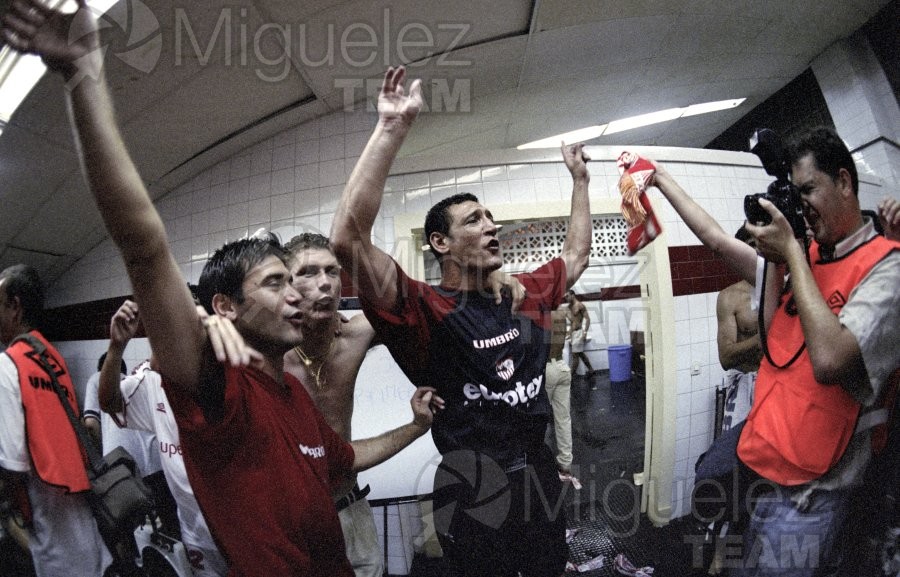 Partido de Promoción para ascenso a 1ª División entre SEVILLA-VILLARREAL (Sevilla) 1999.