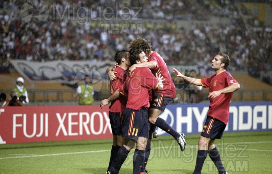 COPA DEL MUNDO JAPON/COREA DEL SUR-2002 entre ESPAÑA-ESLOVENIA, Gwangju (Corea del Sur) 2002.