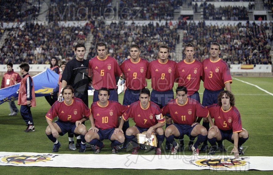 Partido de Clasificación para la Eurocopa 2004 entre ESPAÑA-IRLANDA DEL NORTE, Albacete 2002. 